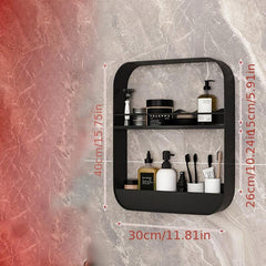 Toilet Wall Rack Bathroom Cosmetics Wall Mounted Storage