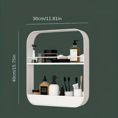 Toilet Wall Rack Bathroom Cosmetics Wall Mounted Storage