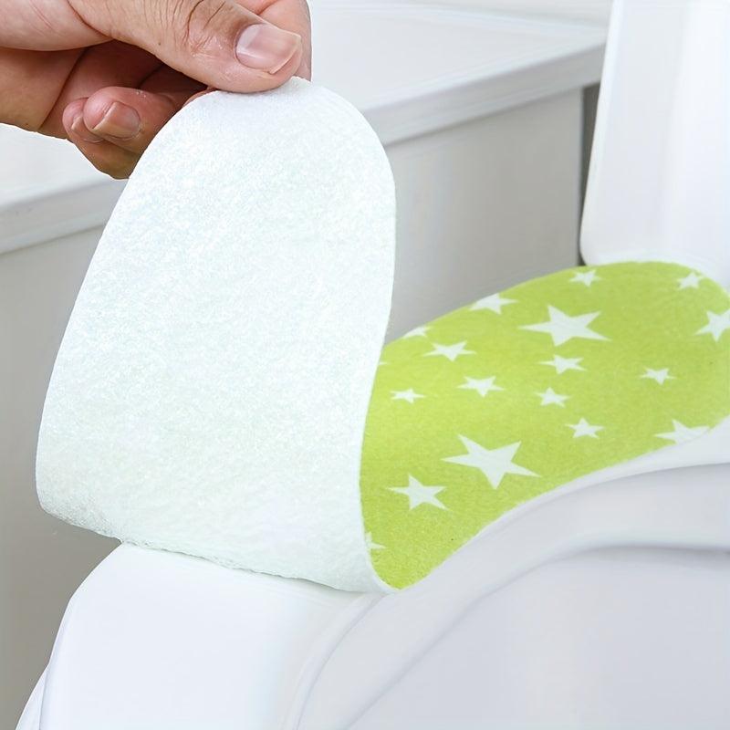 Cartoon Cuttable Toilet Seat Covers Mat Self Adhesive