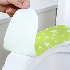 Cartoon Cuttable Toilet Seat Covers Mat Self Adhesive