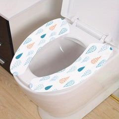 Cartoon Cuttable Toilet Seat Covers Mat Self Adhesive