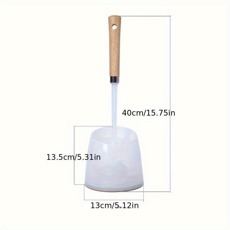 Wooden Handle Toilet Brush Long Handle Cleaning Tool