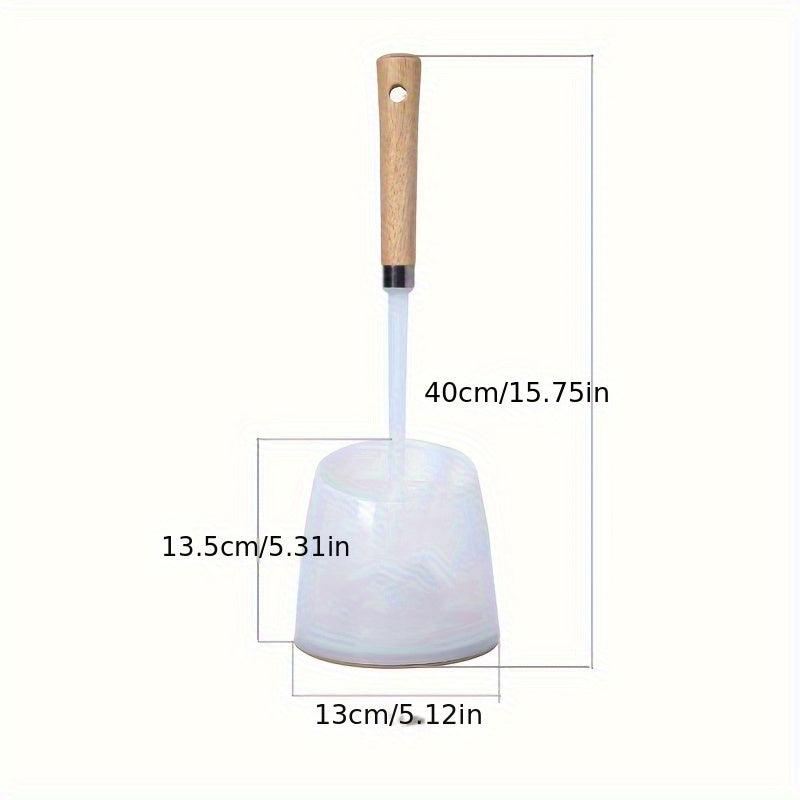 Wooden Handle Toilet Brush Long Handle Cleaning Tool