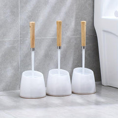 Wooden Handle Toilet Brush Long Handle Cleaning Tool