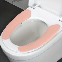 2pcs Washable Toilet Seat Covers Cartoon Thick Padded Non Slip Soft Cushion