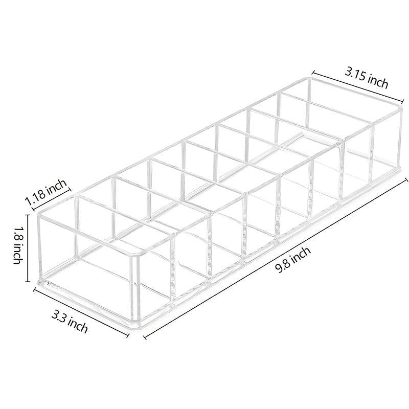 Acrylic Makeup Storage Box 8 Space Dresser Storage Rack