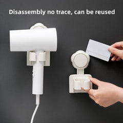 Multifunctional Storage Rack Hair Dryer Holder Lazy Bracket