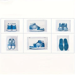 Stackable Clear Shoe Storage Box Organizer Drawer Dust-proof