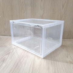 Stackable Clear Shoe Storage Box Organizer Drawer Dust-proof