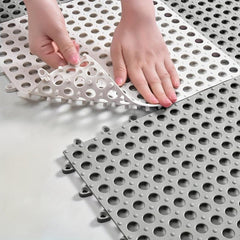 Quick Dry Interlocking Bathroom Rug Bath Mat Decorative Accessory