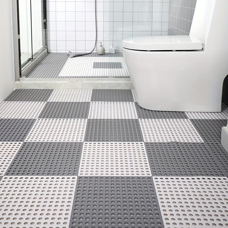 Quick Dry Interlocking Bathroom Rug Bath Mat Decorative Accessory