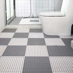 Quick Dry Interlocking Bathroom Rug Bath Mat Decorative Accessory