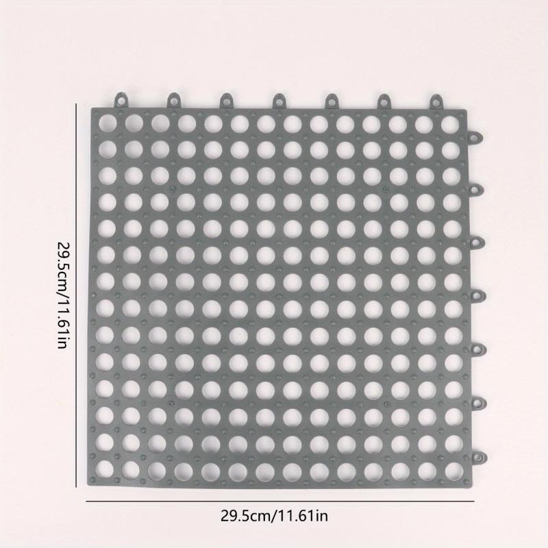 Quick Dry Interlocking Bathroom Rug Bath Mat Decorative Accessory