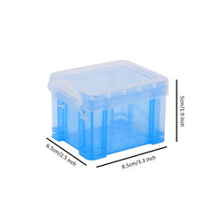 Translucent Plastic Box with Lid for Jewelry or Toy Storage