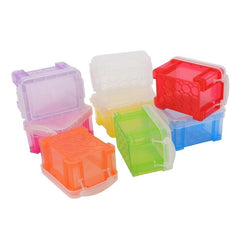 Translucent Plastic Box with Lid for Jewelry or Toy Storage
