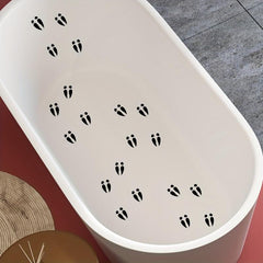 6pcs Bathtub Appliques Waterproof Sticker Self Adhesive Removable