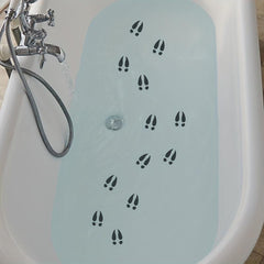 6pcs Bathtub Appliques Waterproof Sticker Self Adhesive Removable