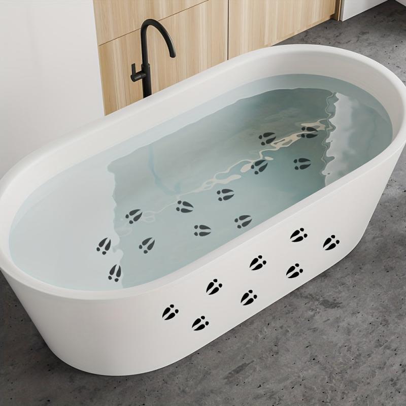 6pcs Bathtub Appliques Waterproof Sticker Self Adhesive Removable