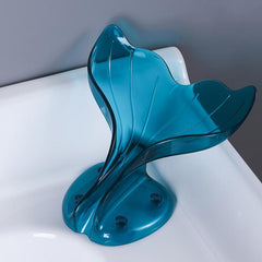 Fishtail Shaped Soap Dish Self Draining Soap Holder