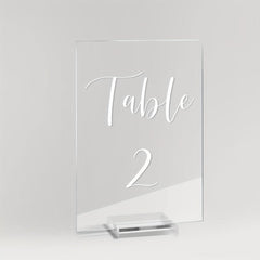 10pcs Acrylic Shelf Blank Plate Wedding Table Setting DIY Sign Home Decoration