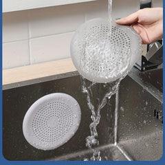Silicone Sink & Shower Drain Filter, Prevent Clogging, Easy Install & Clean