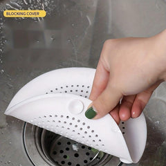 Silicone Sink & Shower Drain Filter, Prevent Clogging, Easy Install & Clean