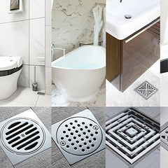 500cm Cuttable Floor Drain Sticker Anti-blocking Filter Net