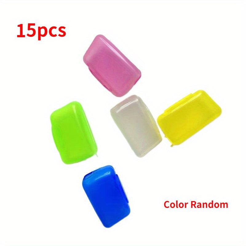 Portable Toothbrush Head Covers Travel Protector Solid Cap Plastic Caps