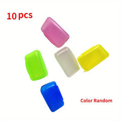 Portable Toothbrush Head Covers Travel Protector Solid Cap Plastic Caps
