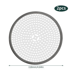 2pcs Shower Drain Hair Catcher Multifunction Drain Cover Filter