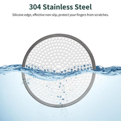 2pcs Shower Drain Hair Catcher Multifunction Drain Cover Filter