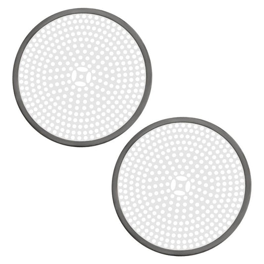 2pcs Shower Drain Hair Catcher Multifunction Drain Cover Filter
