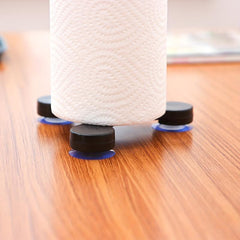 Vertical Roll Paper Holder Stainless Steel Desktop Napkin Organizer