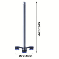 Vertical Roll Paper Holder Stainless Steel Desktop Napkin Organizer