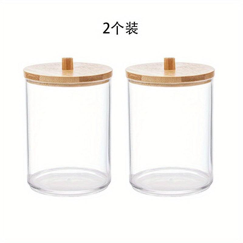 Acrylic Cotton Swab Storage Box Makeup Cotton Storage Box