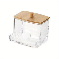 Acrylic Cotton Swab Storage Box Makeup Cotton Storage Box
