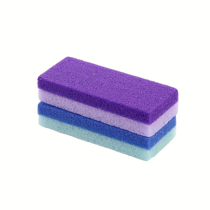 4pcs Foot Pumice Stone Callus Remover Scrubber Pedicure Tool Dead Skins Grinding