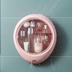 Wall Mounted Cosmetics Storage Box Moisture-proof Bathroom Shelf