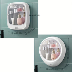 Wall Mounted Cosmetics Storage Box Moisture-proof Bathroom Shelf