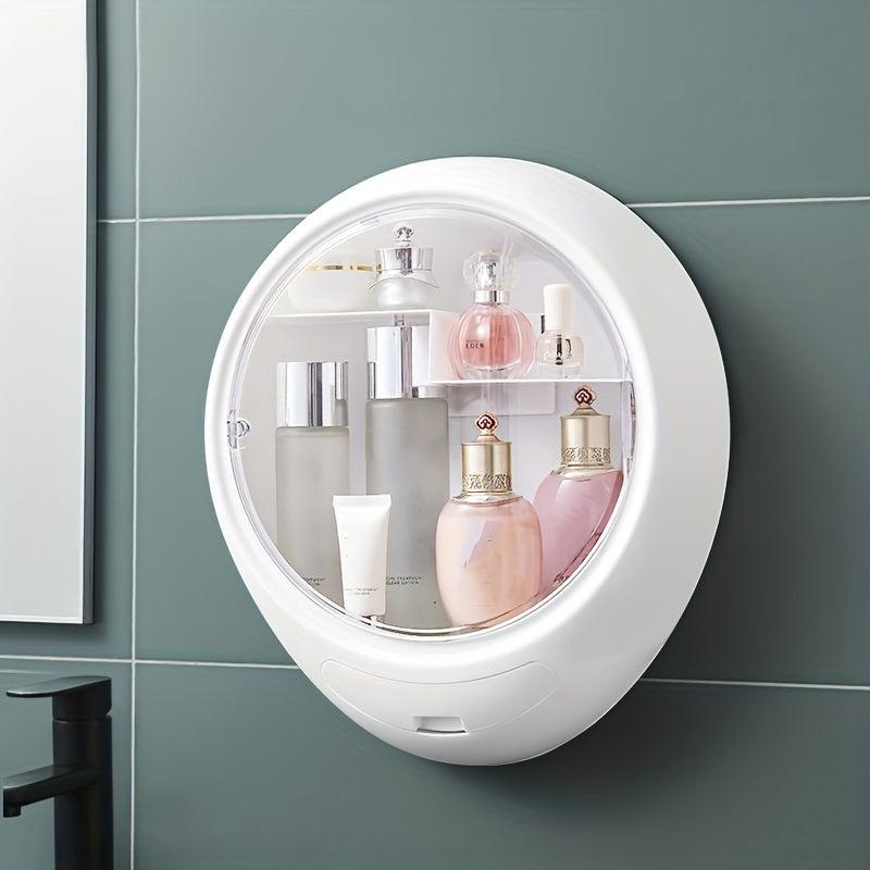 Wall Mounted Cosmetics Storage Box Moisture-proof Bathroom Shelf