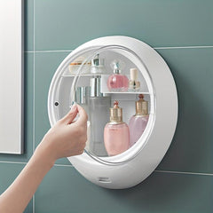 Wall Mounted Cosmetics Storage Box Moisture-proof Bathroom Shelf
