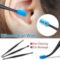 3pcs Silicone Ear Pick for Wax Removal - Gentle Cleaning Tool