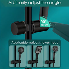 Adjustable Handheld Showerhead Holder Rotating Rack for Easy Access