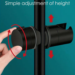 Adjustable Handheld Showerhead Holder Rotating Rack for Easy Access