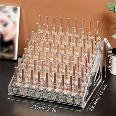 Transparent Makeup Desktop Storage Box Nail Polish Organizer