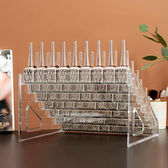 Transparent Makeup Desktop Storage Box Nail Polish Organizer