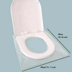 6pcs Disposable Toilet Seat Cover Portable Safety Travel Bathroom Pad