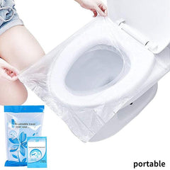6pcs Disposable Toilet Seat Cover Portable Safety Travel Bathroom Pad