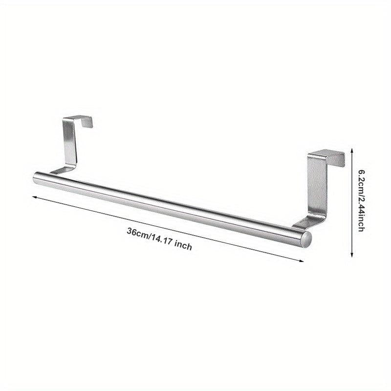 Stainless Steel Towel Rack Bathroom Cupboard Hanger Cabinet Shelf
