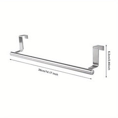 Stainless Steel Towel Rack Bathroom Cupboard Hanger Cabinet Shelf